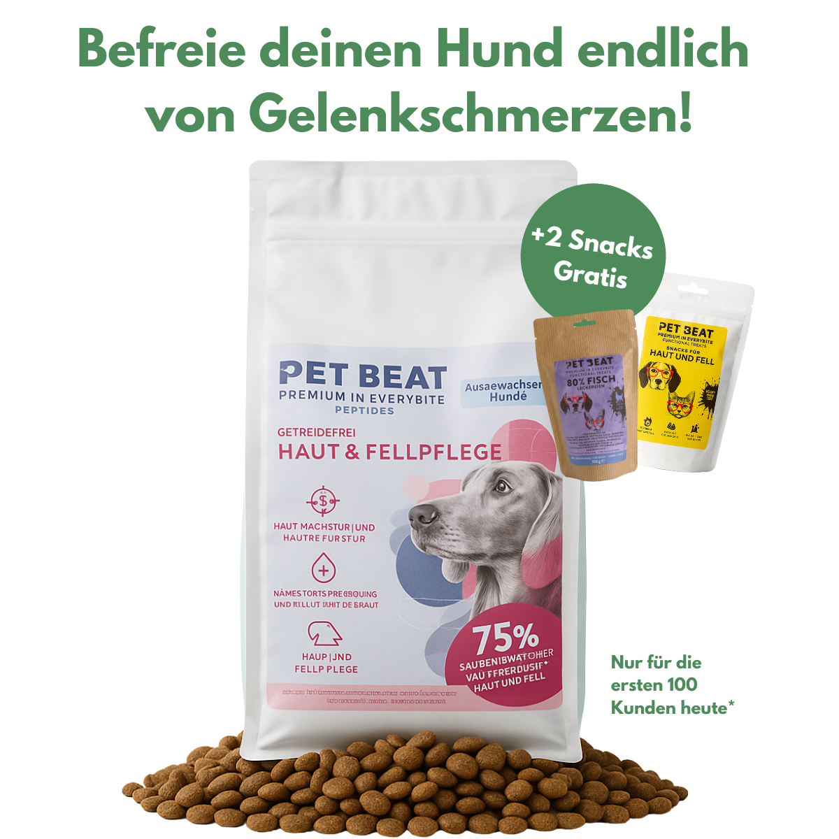 Peptide+ | Natürlich deine Hundegesundheit stärken
